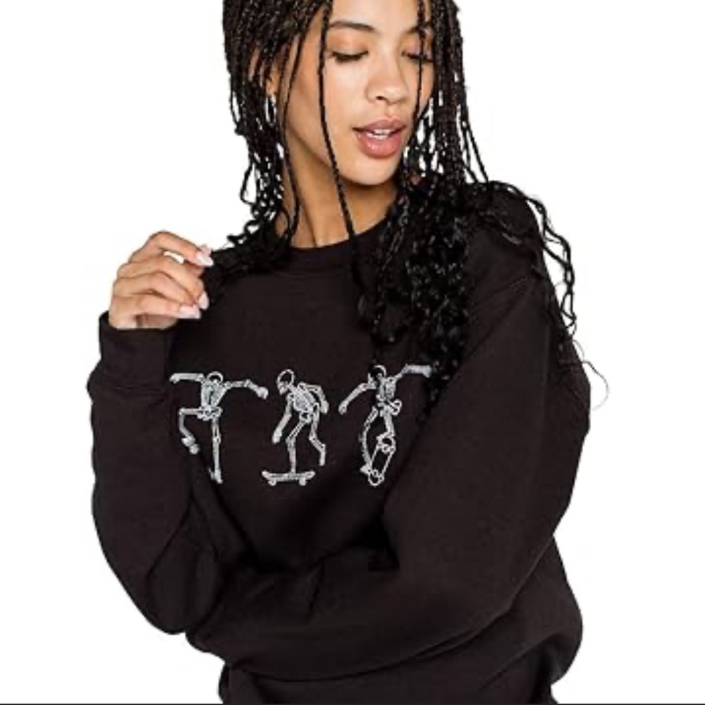 Full Tilt Skeleton Skateboard Crew Neck Sweatshirt  l S